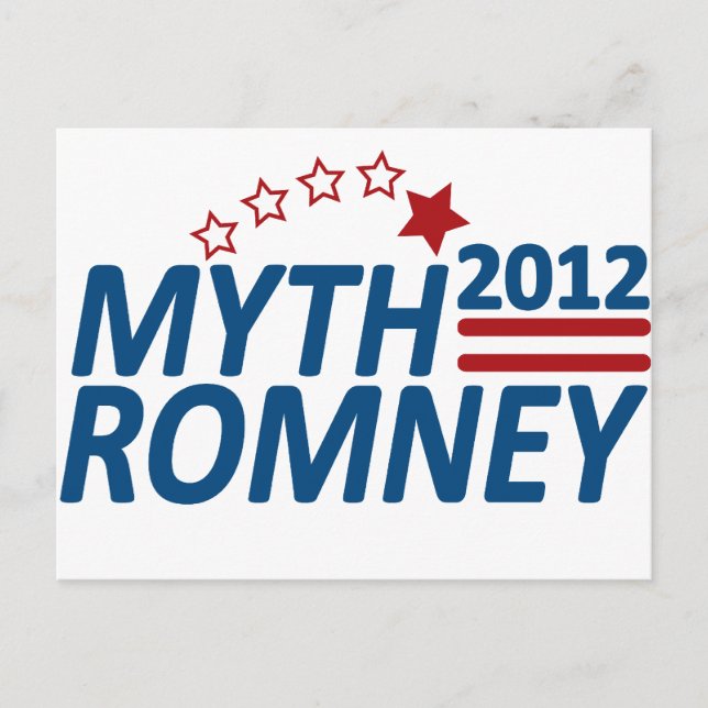 Postal Myth Romney Anti Mitt 2012 (Anverso)