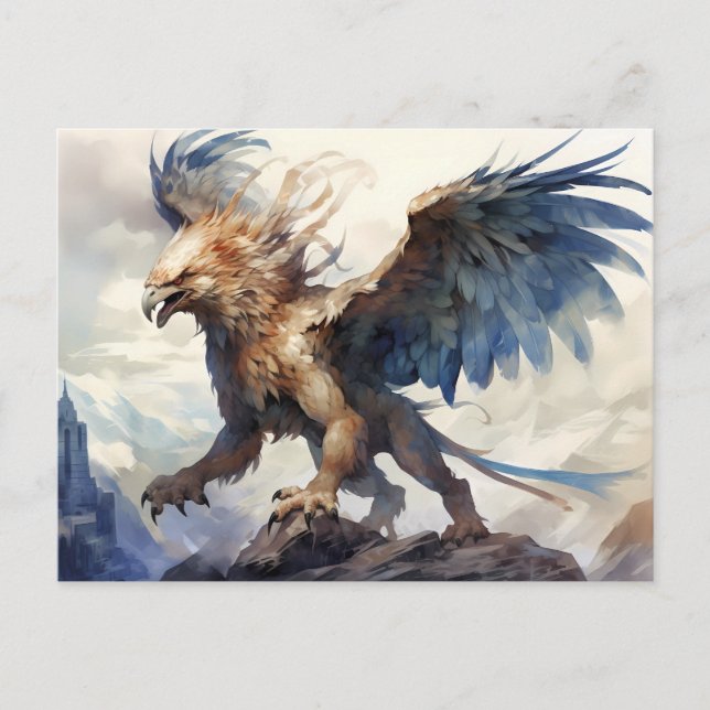 Postal Mythology Griffin Griffin (Anverso)