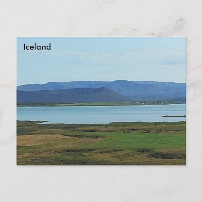 Postal Mývatn, Islandia (Anverso)