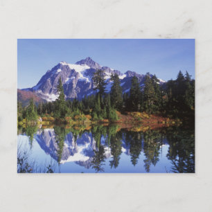 Postal N.A., EE. UU., Washington, Mt. Baker y Snoqualmie