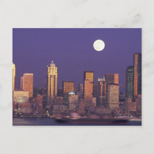 Postal N.A., EE. UU., Washington, Seattle Horizonte de Se