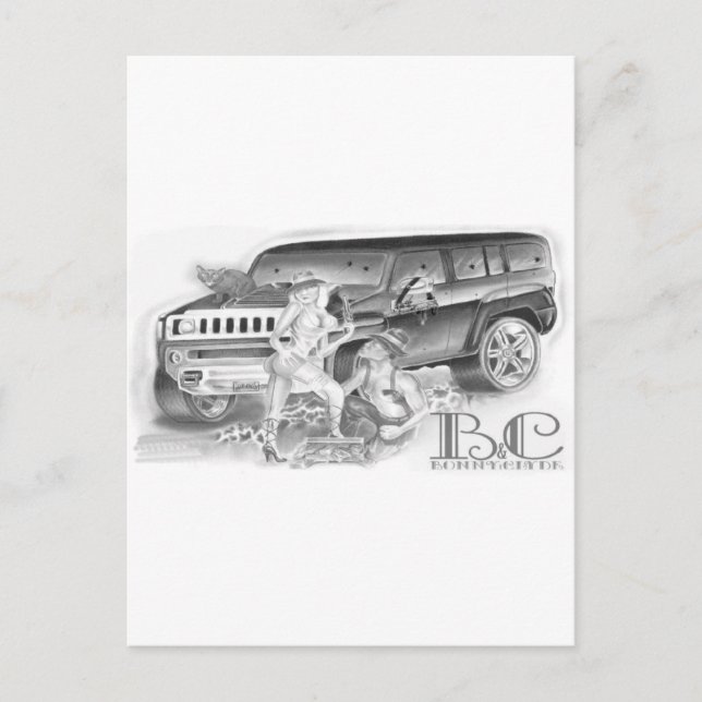 Postal N hermosa Clyde (Anverso)