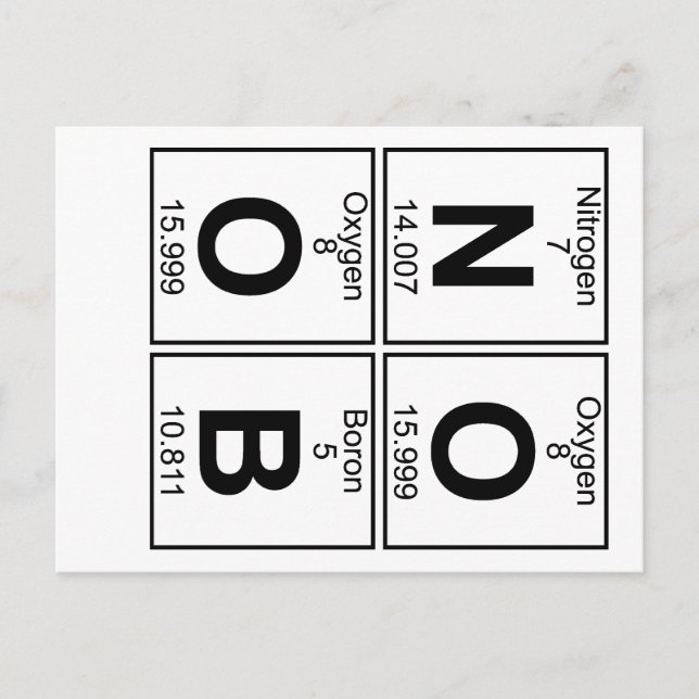 Postal N-O-B (bobina) - Completo (Anverso)
