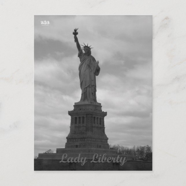 Postal N.Y.E Lady Liberty (Anverso)