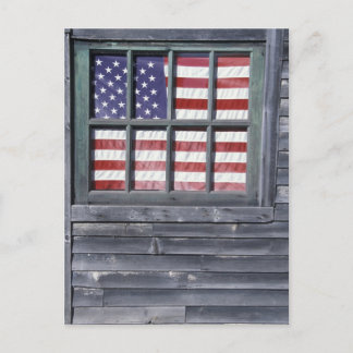 Postal NA, EE. UU., Maine, isla de Georgetown. Bandera de