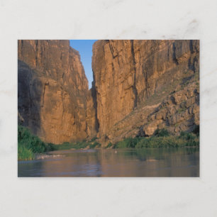 Postal NA, EE. UU., Texas, Parque Nacional Big Bend. Río