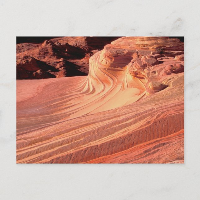 Postal NA, EE. UU., Utah, Vermillion Cliffs. Coyote Butte (Anverso)