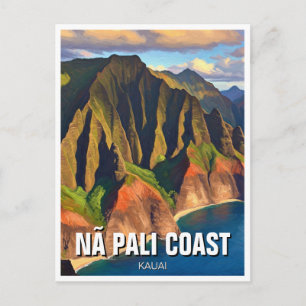 Postal Nā Pali Coast Kauai Hawaii Travel