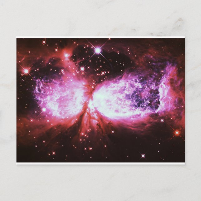 Postal Nace una estrella Mauve (Anverso)