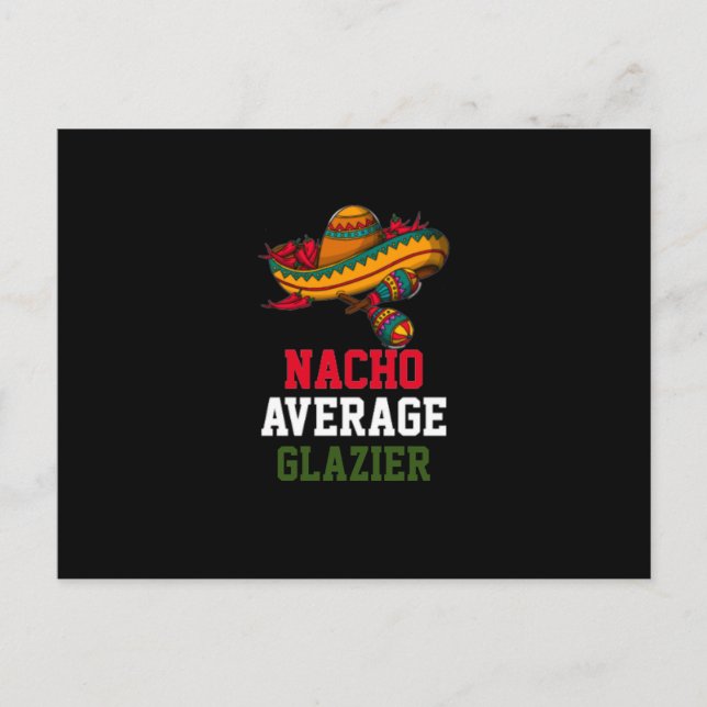 Postal Nacho Average Vidriero  (Anverso)