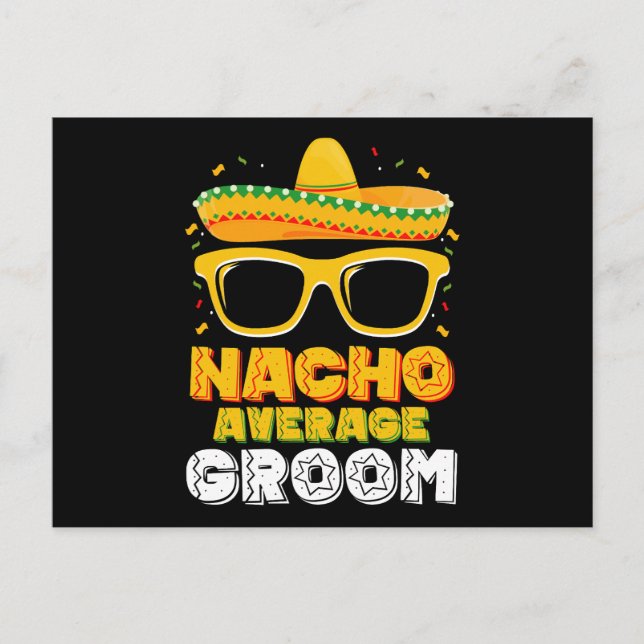Postal Nacho Boda promedio de cultivo cinco de mayo (Anverso)