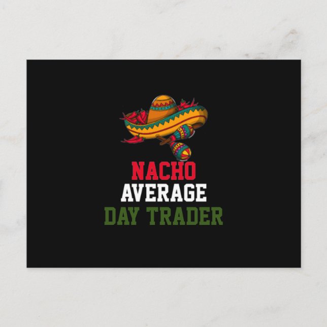 Postal Nacho día promedio comerciante  (Anverso)