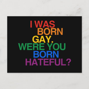 POSTAL NACÍ GAY, ¿ERES EB?
