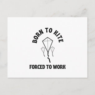 Postal Nacido a cometa forzado a trabajar