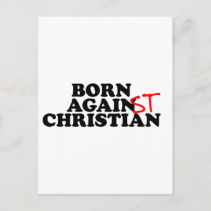 Postal Nacido contra los cristianos