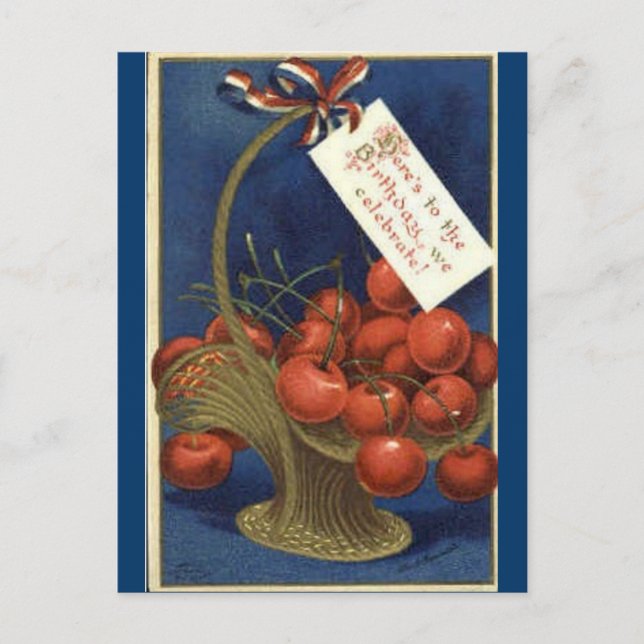 Postal Nacido El 4 De Julio (Anverso)