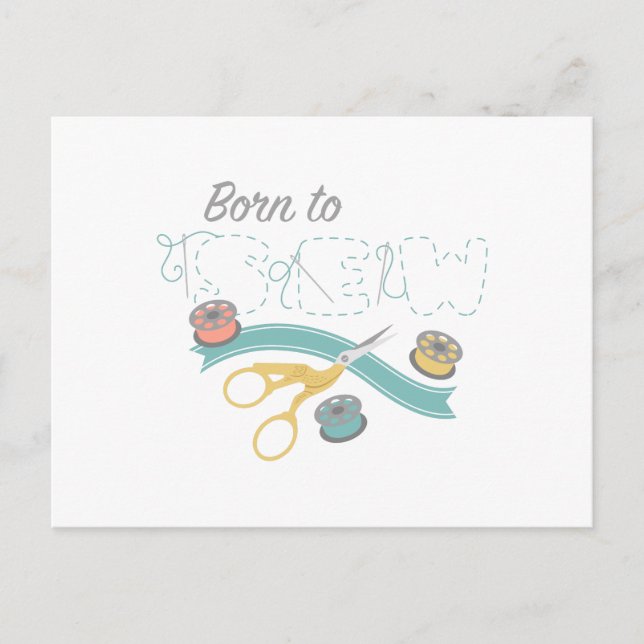 Postal Nacido en Sew (Anverso)