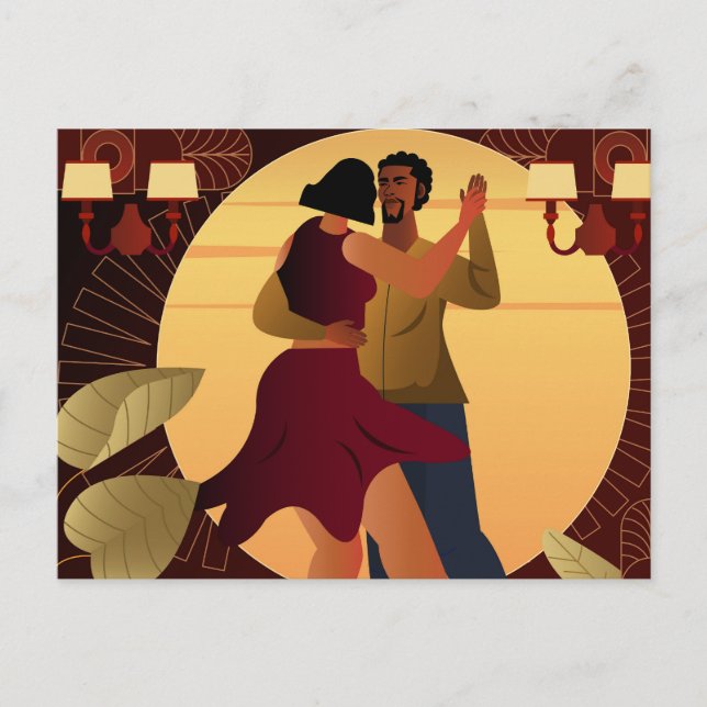 Postal Nacido para Bailar (Anverso)