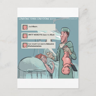Postal Nacido Para Tuitear Personalizado Gracioso