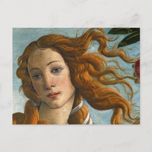 Postal Nacimiento de Venus por Botticelli Postcard (Anverso)