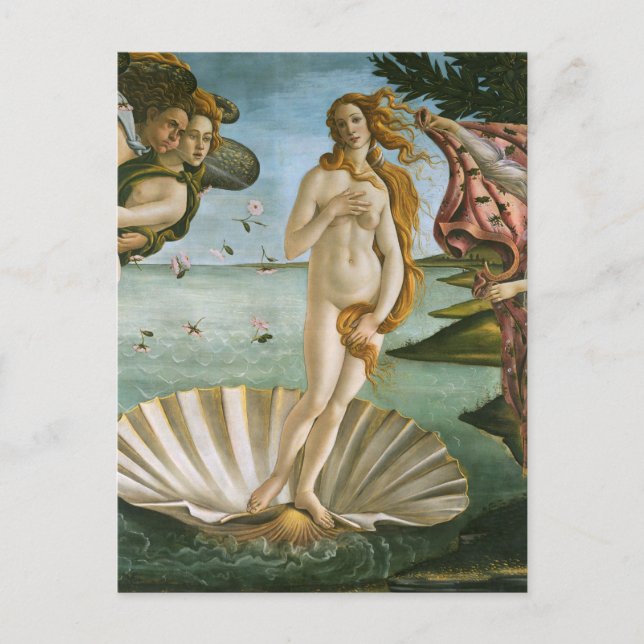 Postal Nacimiento de Venus Renaissance Fine Vintage (Anverso)