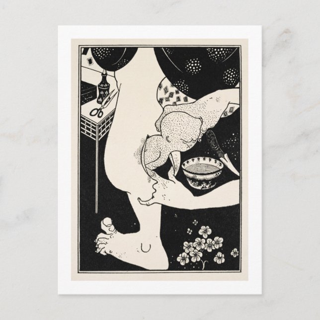 Postal Nacimiento del becerro de la pierna, ilustracion d (Anverso)