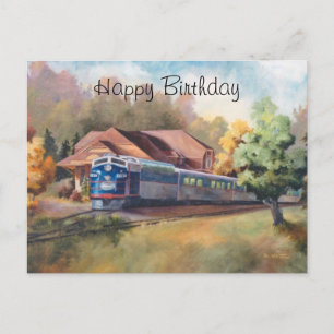 Postal Nacimiento del tren de Minnesota Zephyr
