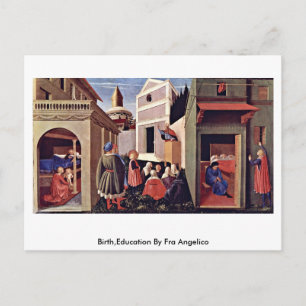 Postal Nacimiento, Educación Por Fra Angelico