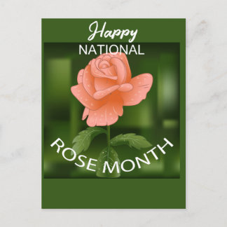Postal nacional de mes Rosa