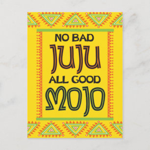 Postal Nada de mala vibra, todo buen rollo, divertido, qu