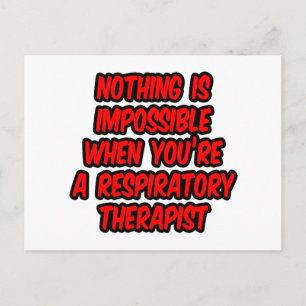 Postal Nada Es Imposible...Terapia Respiratoria