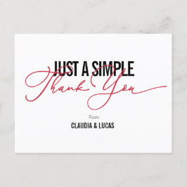 Postal Nada Fancy Sólo Te Encanto Gracias