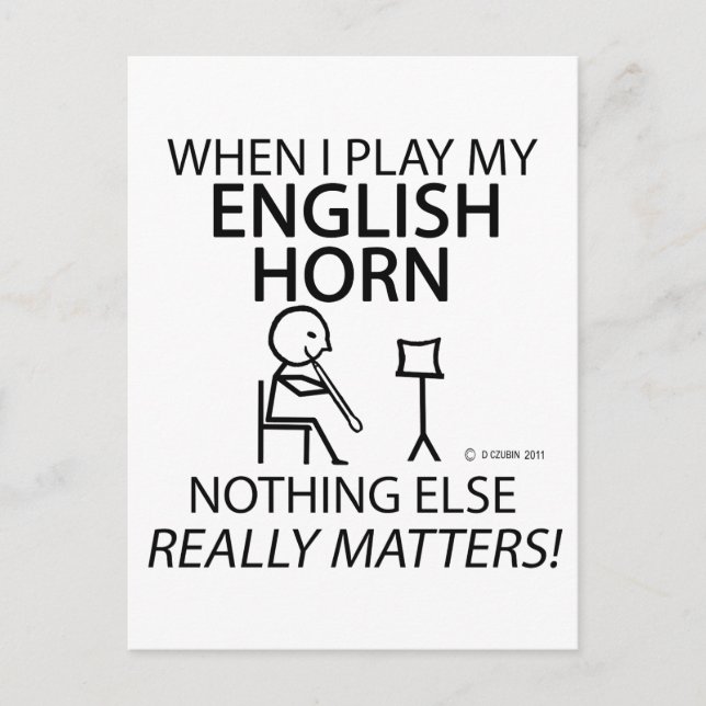 Postal Nada más importa en el Cuerno de Inglés (Anverso)