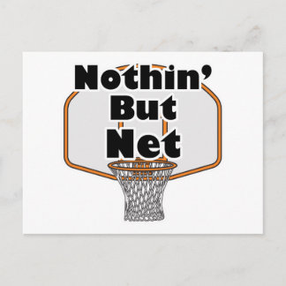 Postal nada más que un salto neto de baloncesto
