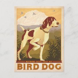 Postal Nada pasa antes de mi perro de aves