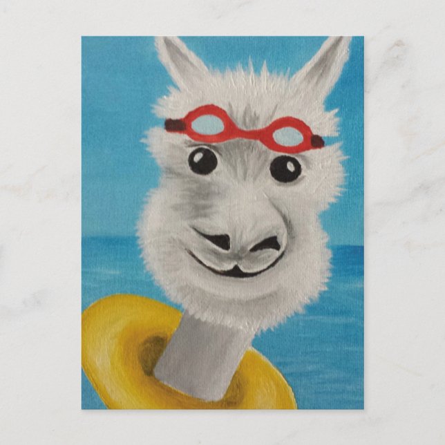 Postal Nadador (Anverso)