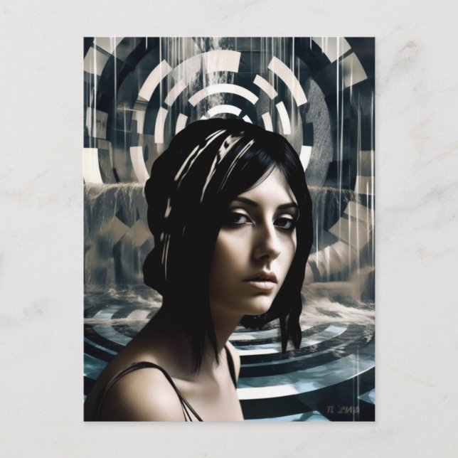 Postal Nadadora De Mujeres (Anverso)