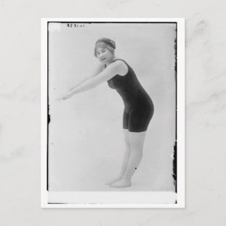 Postal Nadadora Vintage
