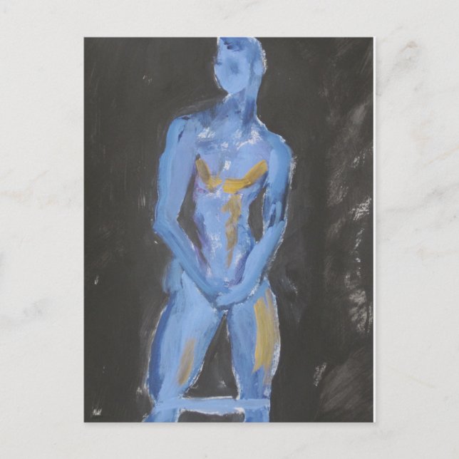 Postal Nadadores Construyen Azul (Anverso)