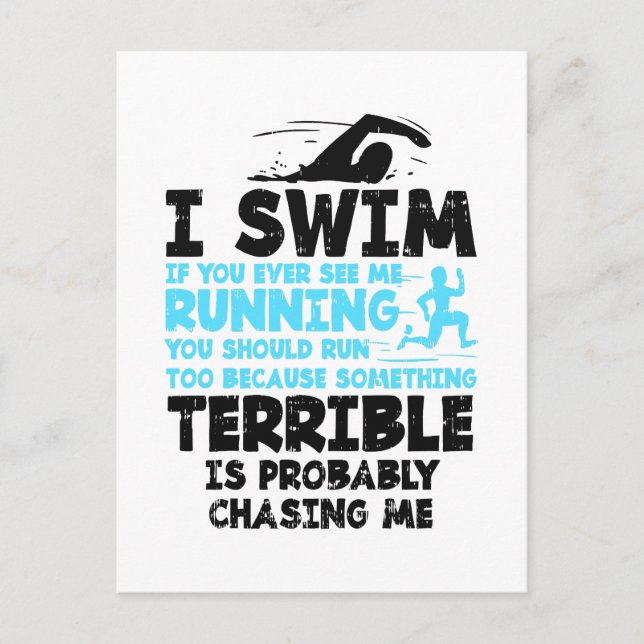 Postal Nadando - Nadando (Anverso)