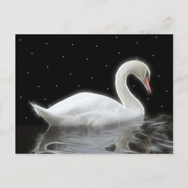 Postal Nadar en Swan de noche (Anverso)