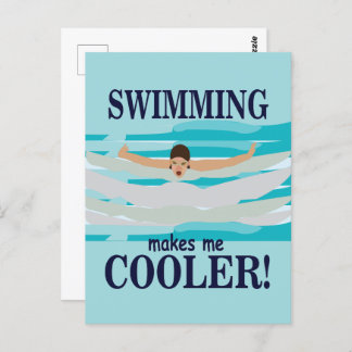 Postal Nadar Me Hace Más Frío Nadar