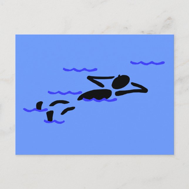 POSTAL NADAR Y RELAJARSE (Anverso)