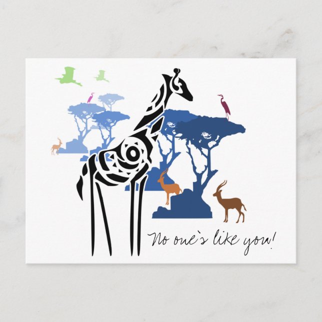 Postal ¡Nadie es como tú! (Anverso)