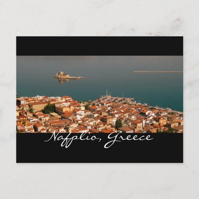 Postal Nafplio Grecia (Anverso)