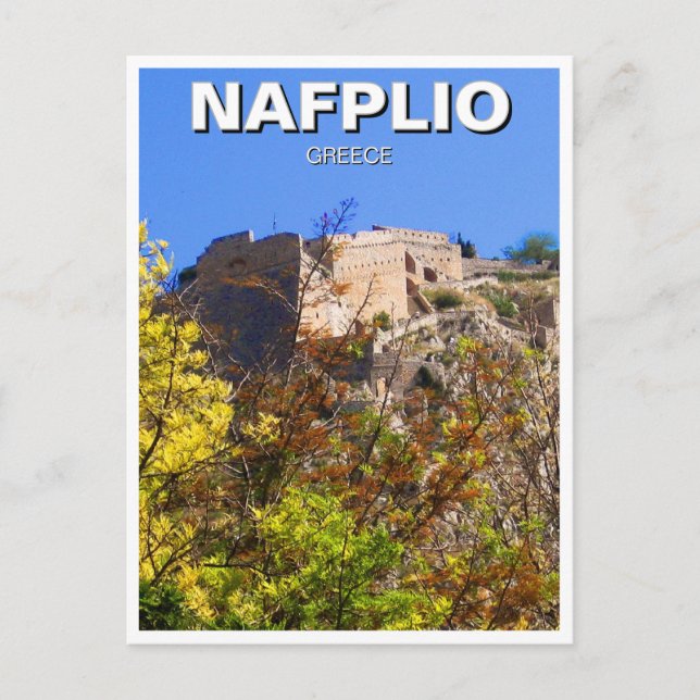 Postal Nafplio Greece Travel (Anverso)