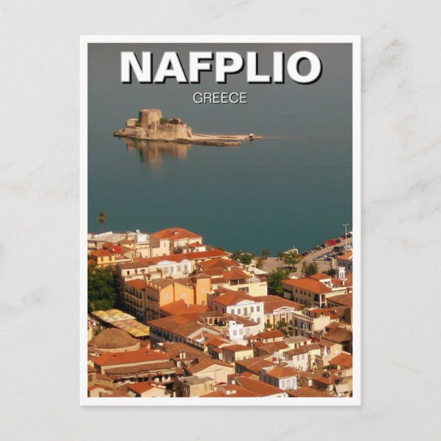 Postal Nafplio Greece Travel (Anverso)