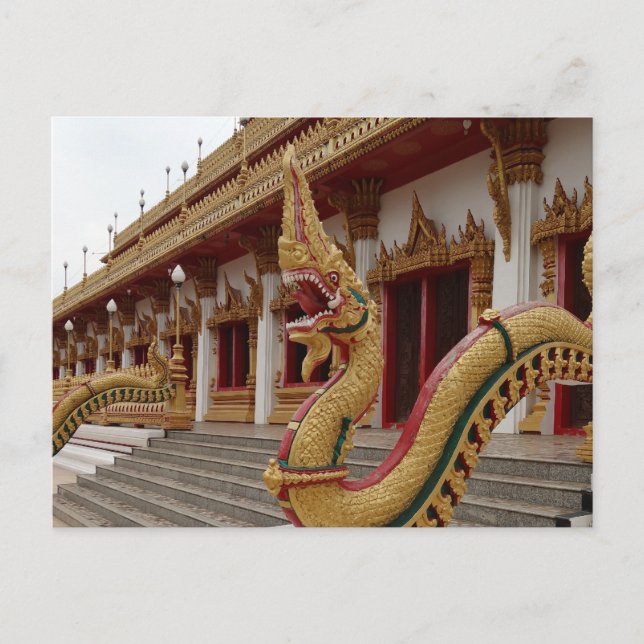 Postal Naga en 9 Story Stupa, Khon Kaen (Anverso)