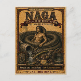 Postal Naga, Monstruo de Circo Antiguo