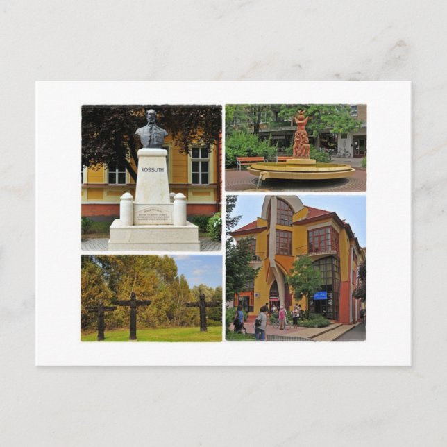 Postal Nagyatad, Somogy, Ungarn Postkarte (Anverso)